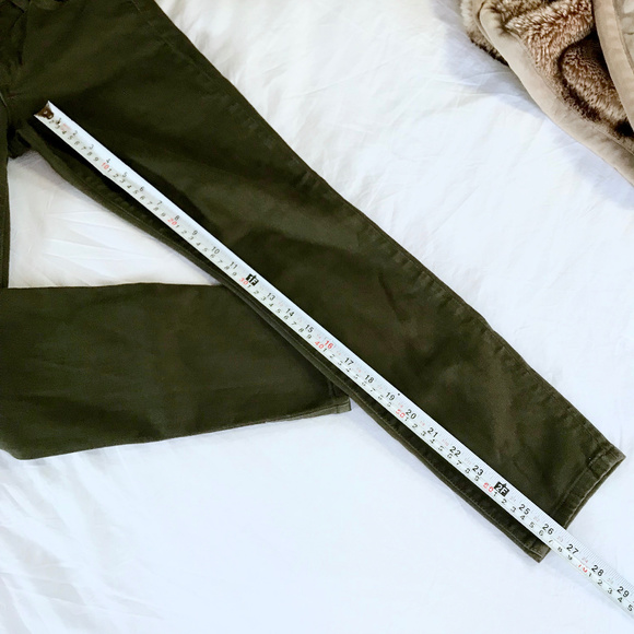 JOE'S The Skinny Mid Rise Jeans Olive GUC | 26 - Picture 2 of 8